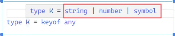 keyof any
